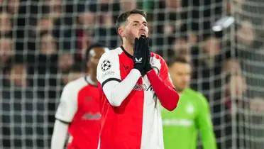 Santiago Giménez | Photo: @Feyenoord