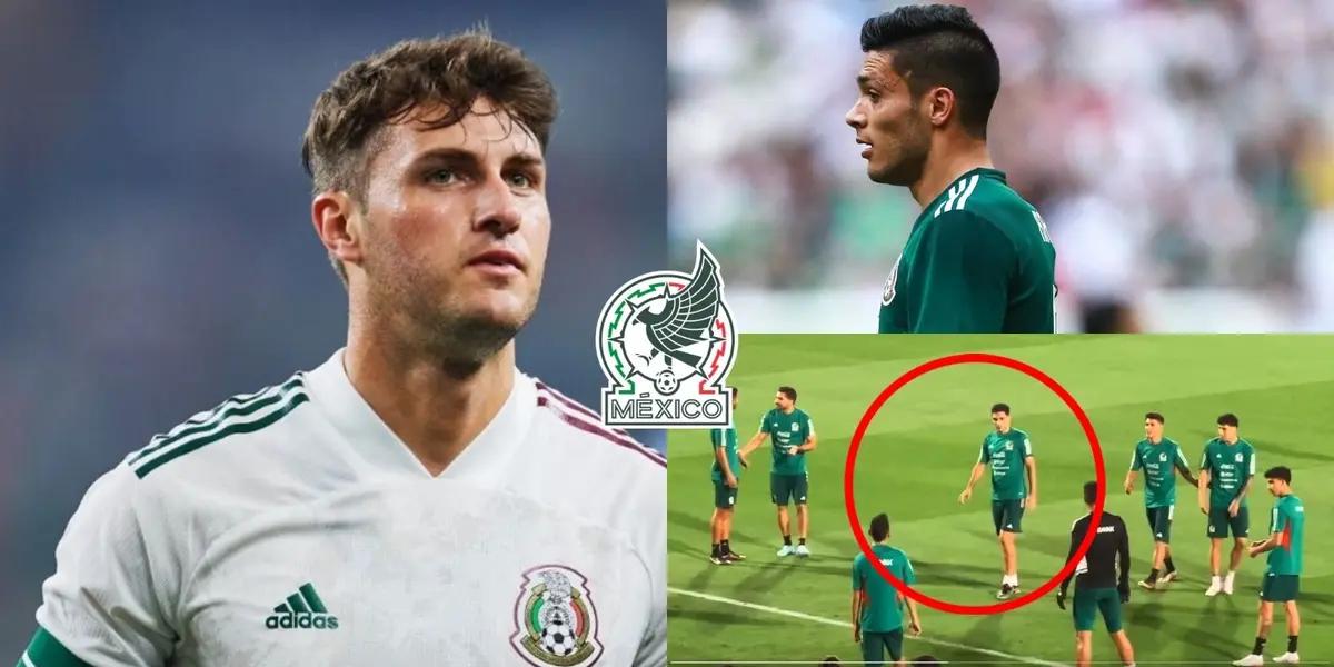 Santiago Gimenez reacted to Mexico's draw with Poland, where the striker is the big absentee in the World Cup