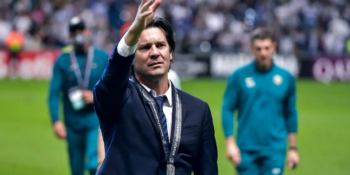 Santiago Solari had a good gesture with the rival team, and this was not well seen by the fans of America themselves, who came out to point directly against him.