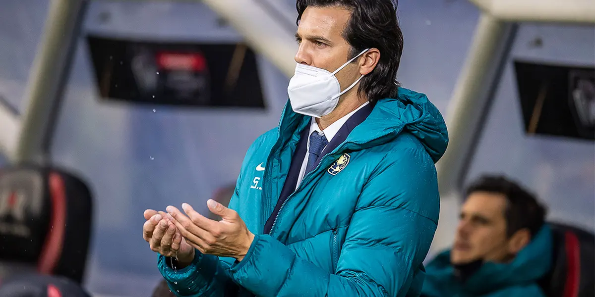 Santiago Solari will only miss one game after getting sent off for complaining about the referee's decision.