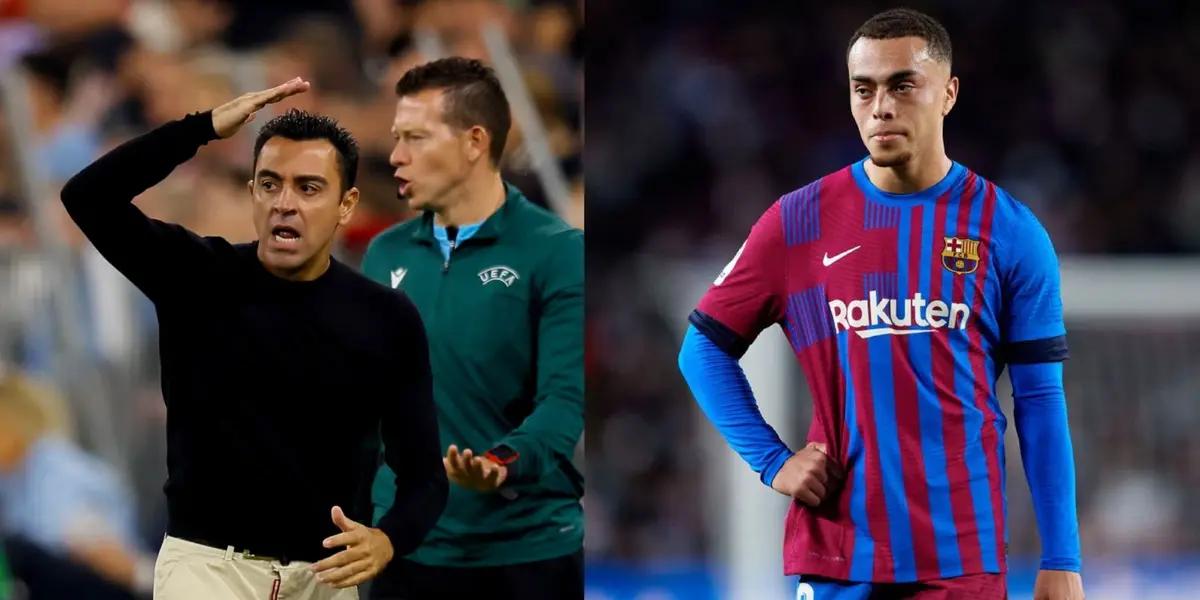 Sergiño Dest has a foot outside of Barcelona, look at the reason why.