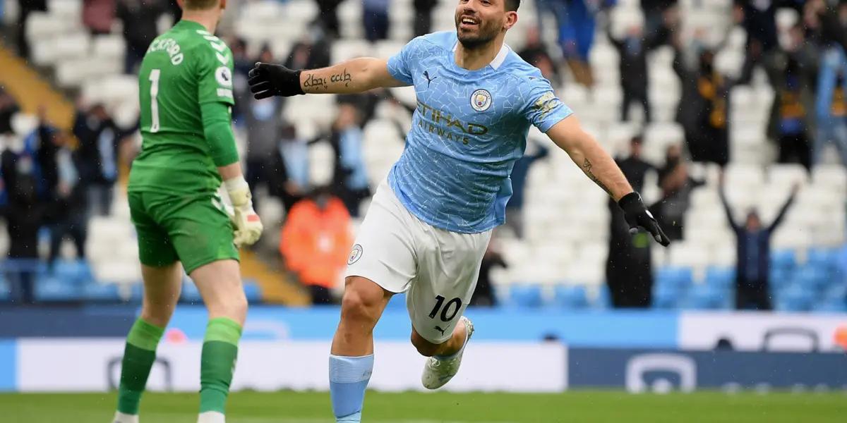 Sergio Agüero will no longer play at home with Manchester City and his fans paid tribute to him