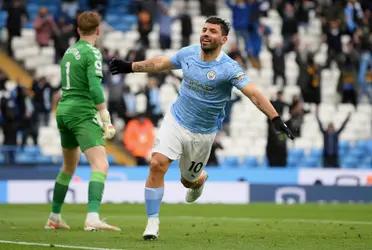Sergio Agüero will no longer play at home with Manchester City and his fans paid tribute to him