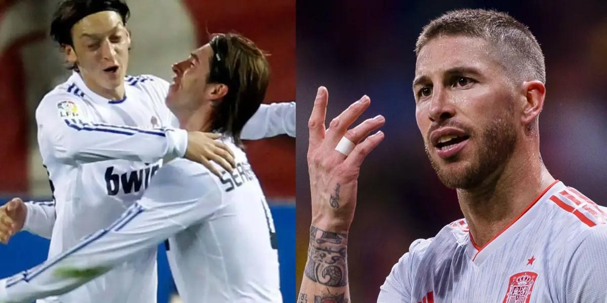 Sergio Ramos was a very close friend with Mesut Ozil.
