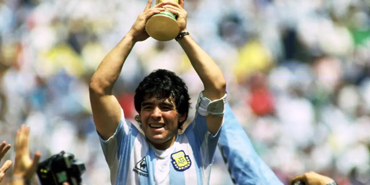 Since Diego Maradona's death, some paranormal events have led us to believe that Maradona is present somewhere and this time he reappeared in the sky.