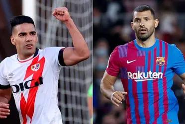 South American strikers Sergio Aguero and Radamel Falcao were both former Atletico Madrid strikers, see who has more fortune.