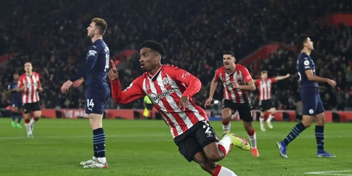 Southampton managed to neutralize Manchester City.