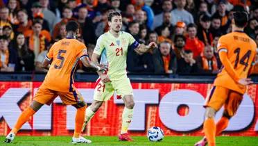 Spain vs Netherlands match | Photo: @SEFutbol