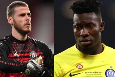 Spanish goalkeeper's reaction after being removed from the club and seeing that Onana will be signed