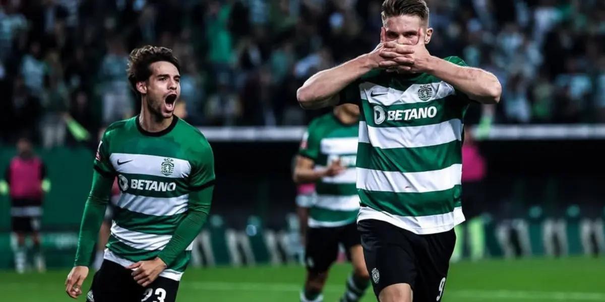 Sporting CP match | Photo: @viktorgyokeres