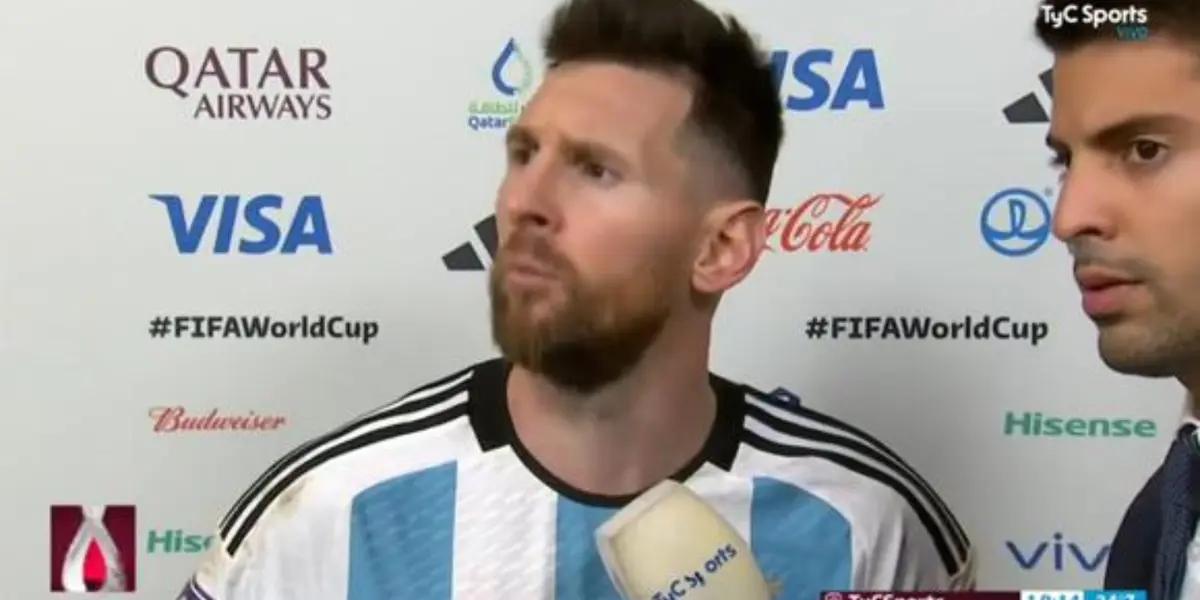 Striker Lionel Messi had an outburst with a Dutch player who called him a ‘bobo’