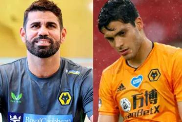 Striker Raúl Jiménez returns to Wolves and has already had his first confrontation with Diego Costa.