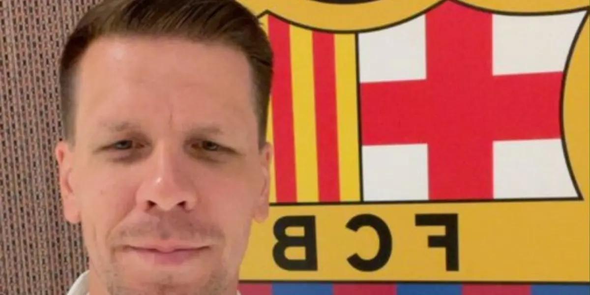 Szczęsny. Photo: Barcelona social networks.