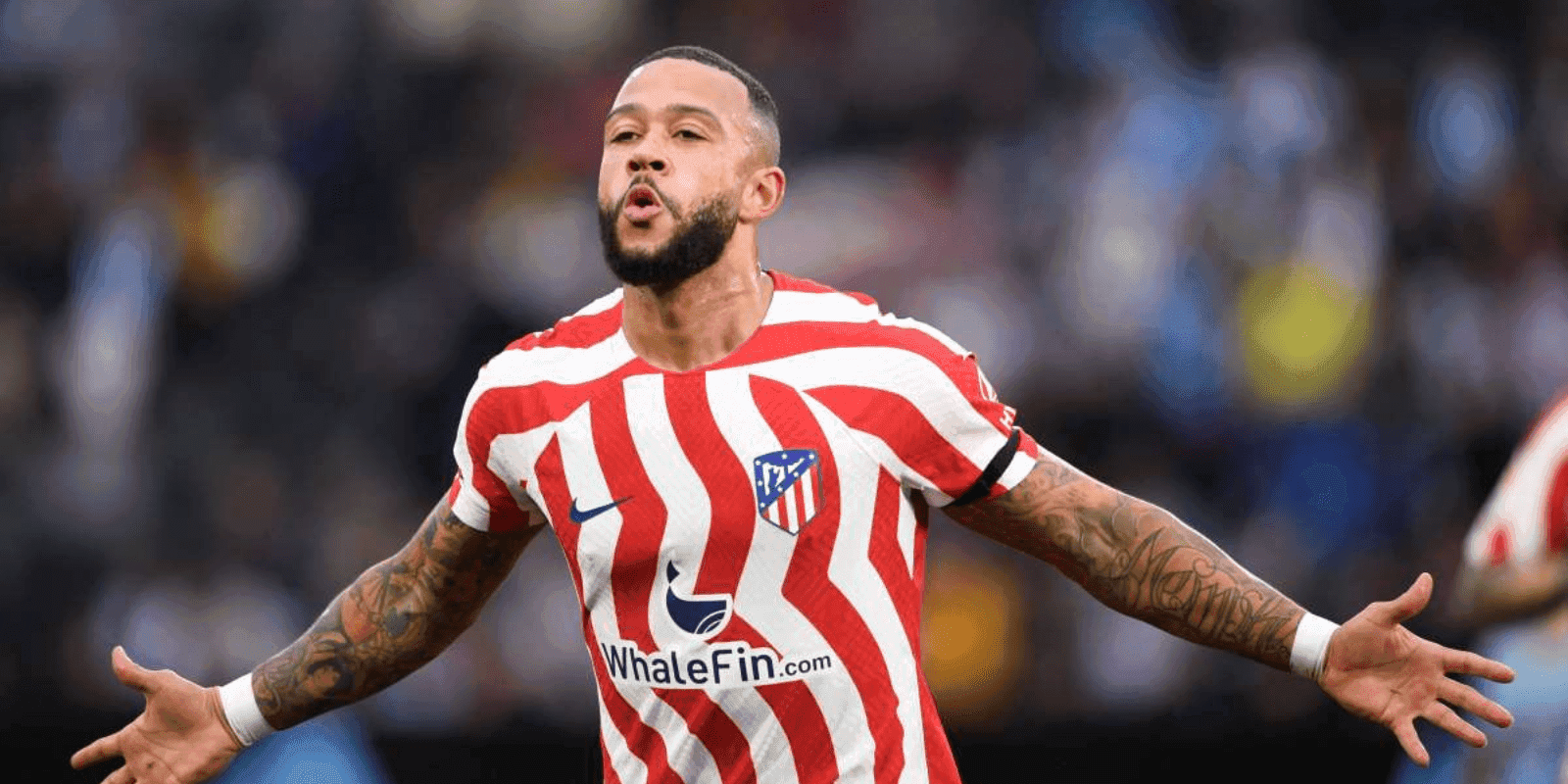 The 29 year-old Dutch left the pitch in the 34th minute of the La Liga match between Atletico Madrid and Rayo Vallecano.