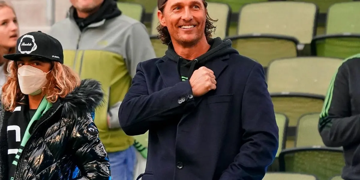 The actor is one of the owners of Austin FC of the MLS and whenever he has the chance, he always shows his passion for the team.