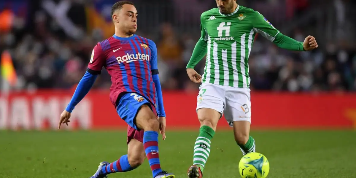 The American defender had not had many minutes since Xavi took the leadership of Barcelona. 