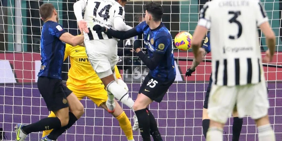 The American midfielder scored the first goal of the game with a header against Inter Milan at the Stadio San Siro.