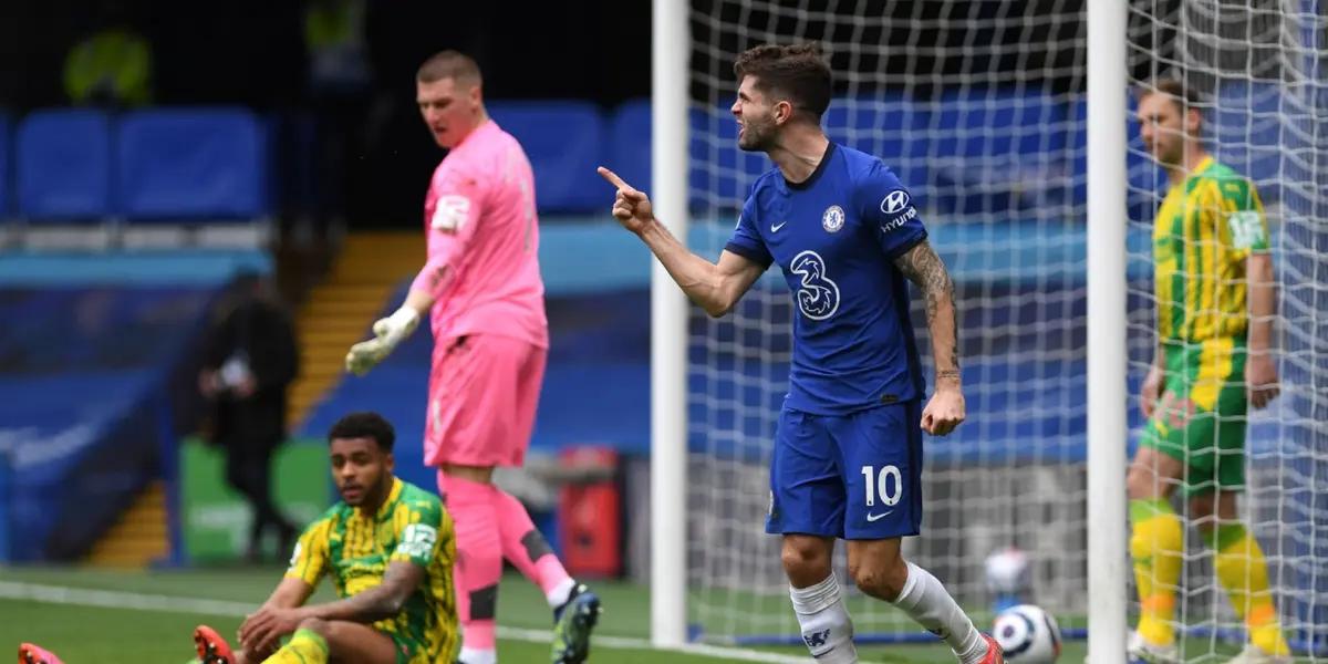 The American opened the account for the Blues, who fell in his stadium