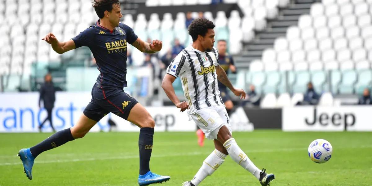 The American scored a goal in the triumph of Juventus.