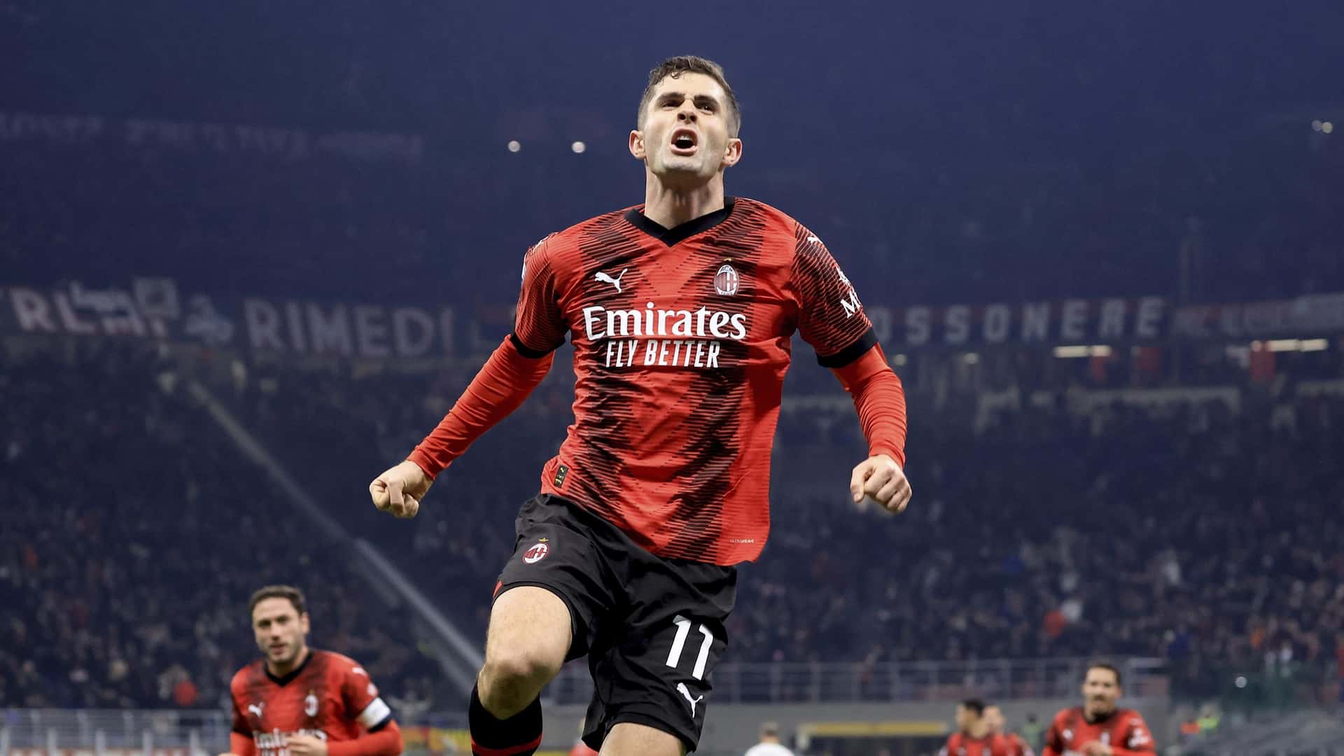 The American scored Milan's first goal in their visit to Bratislava and set a new Champions League record