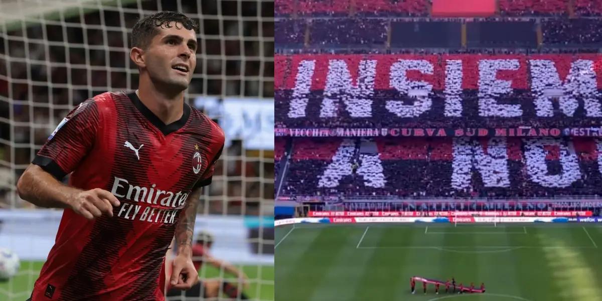 The American soccer player already falls in love with fans in Milan and they create a new chant for him