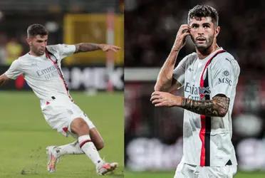 The American soccer player scored with AC Milan