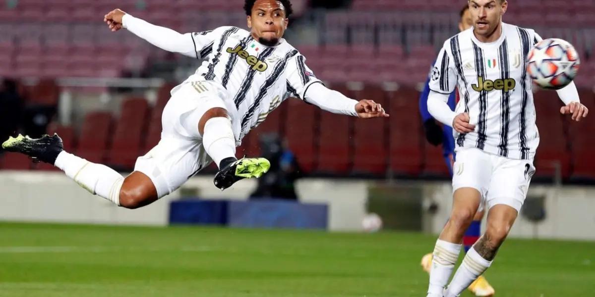 The American was replaced in the second half