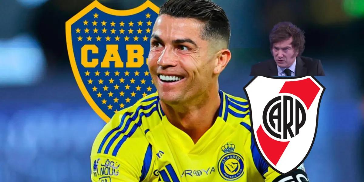 The Argentina Gambit: Cristiano Ronaldo's Potential Move to Boca or River, Involving Javier Milei.