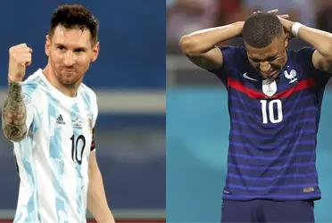 The Argentine, at 35 years of age, gave a new lesson to the French striker