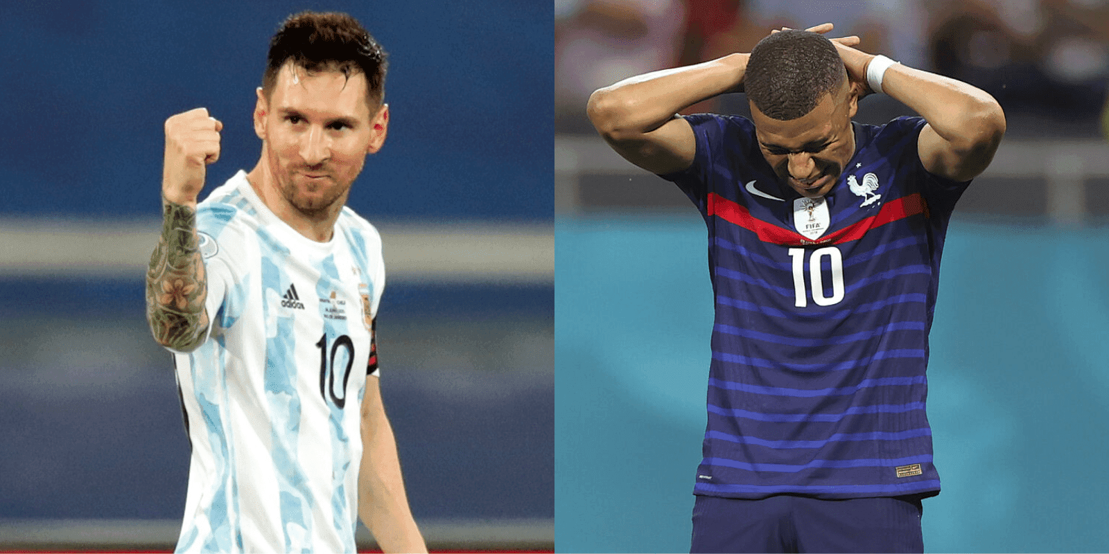 The Argentine, at 35 years of age, gave a new lesson to the French striker