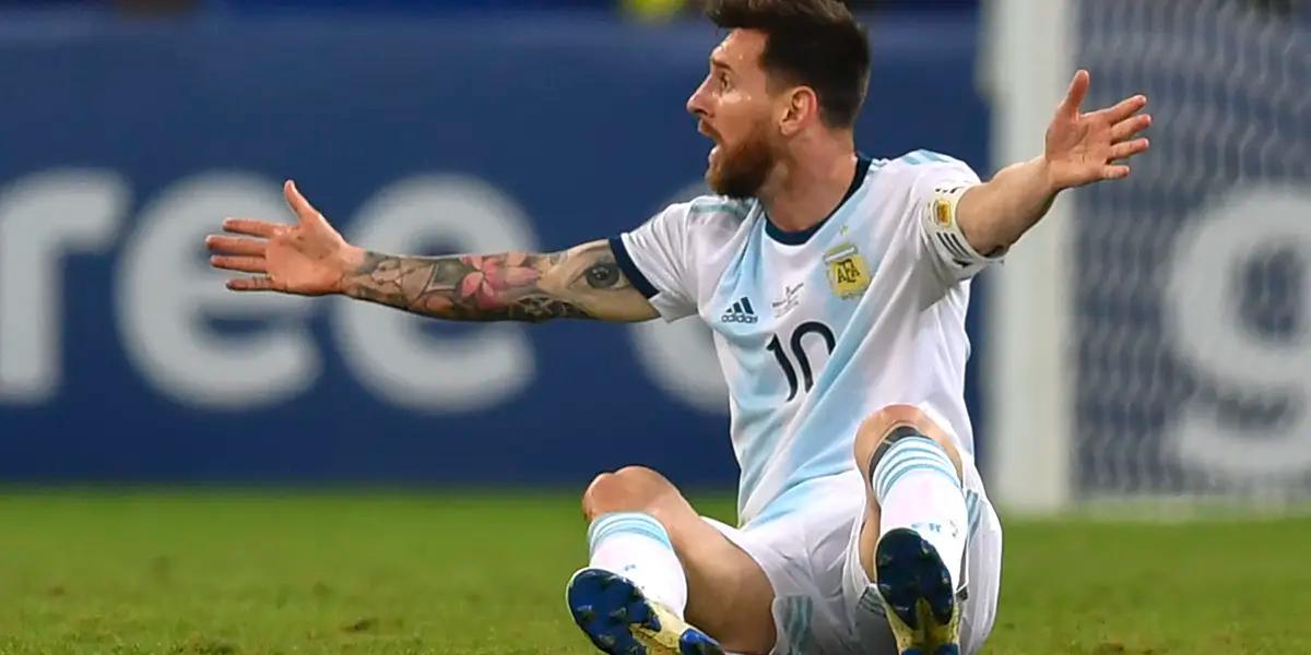 The Argentine captain was very active after the embarrassing episode and expressed his anger at the rivals, as well as at the manager of the canarinha.