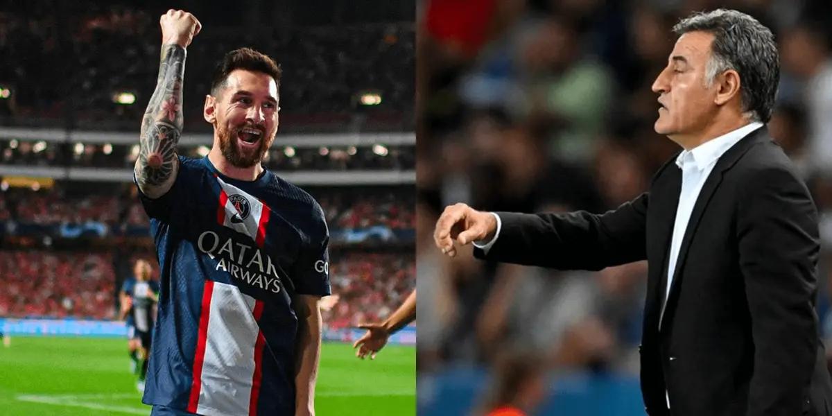 The Argentine did not complete the commitment against Benfica, where he scored another goal.