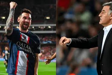 The Argentine did not complete the commitment against Benfica, where he scored another goal.