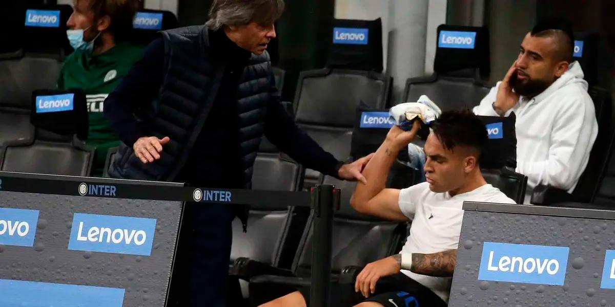 The Argentine forward and the coach of the Milanese club "solved" a problem between them