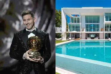 The Argentine forward has several mansions in the world and the one in Miami is one of his favorites