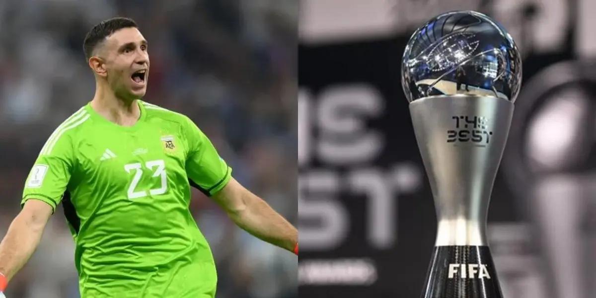 The Argentine goalkeeper was present at the important soccer gala