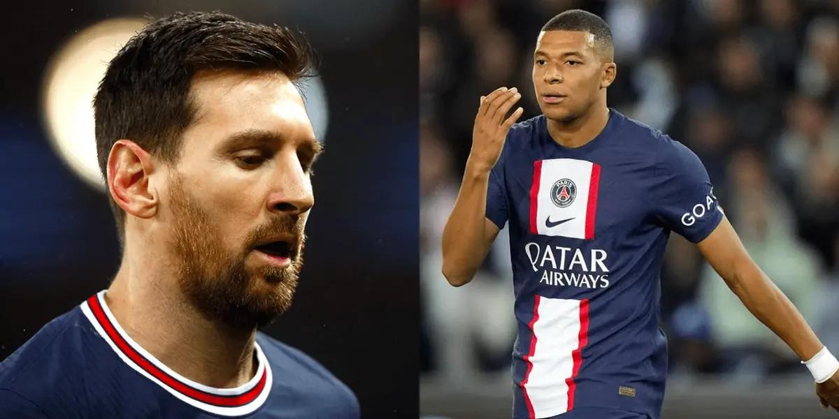 The Argentine had a curious reaction to seeing the French striker, prior to the match against Montpellier