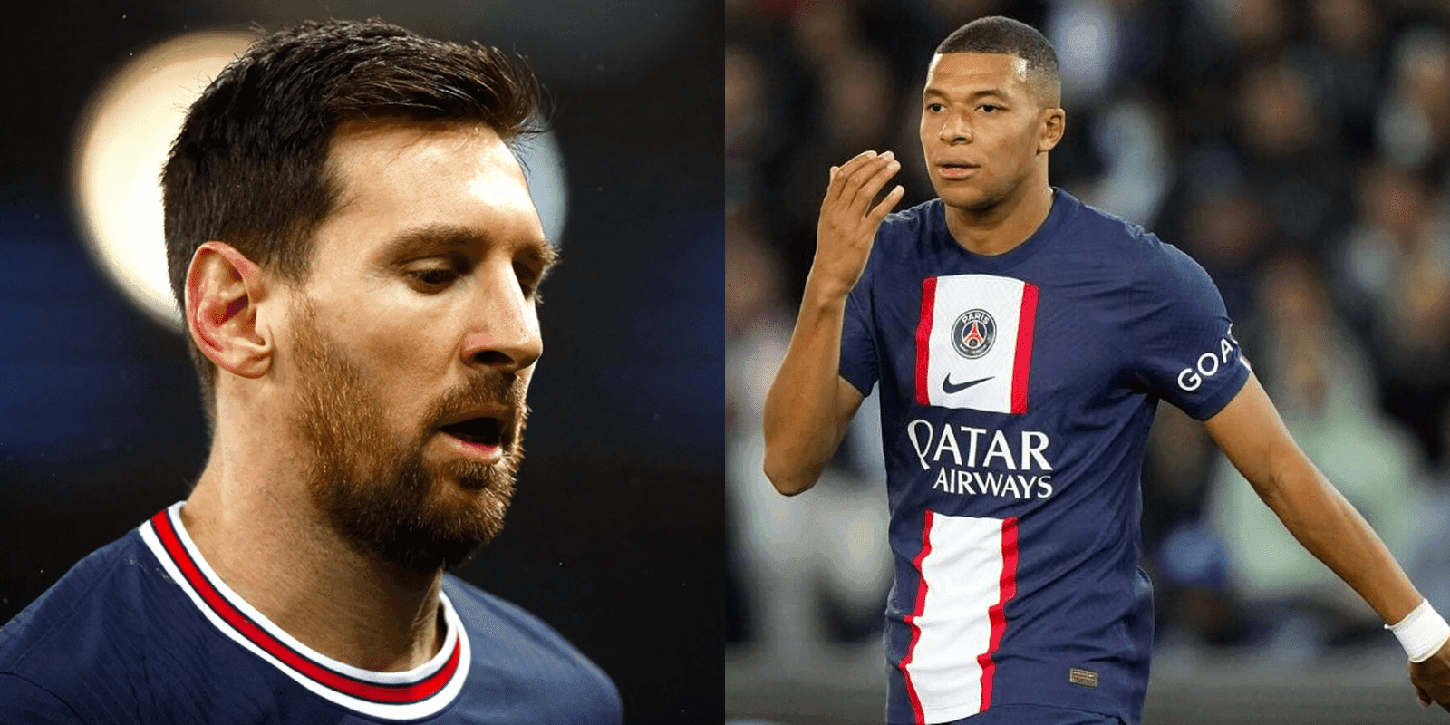 The Argentine had a curious reaction to seeing the French striker, prior to the match against Montpellier