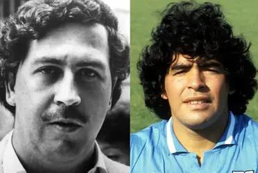 The Argentine legend and the Colombian drug dealer had a very strange relationship.