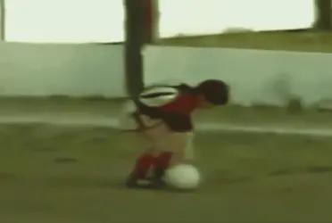 The Argentine looked like a future legend when he played in Rosario as a child back in 1994.