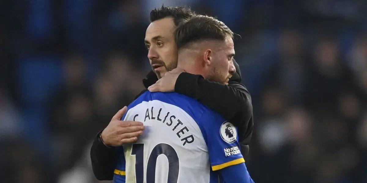 The Argentine looks to confirm his departure from Brighton following his latest action in his side's final Premier League game of the 2022/23 season