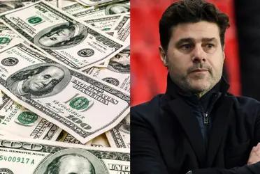 The Argentine manager has just started his job at the Parisian side, but has already gained a fortune.