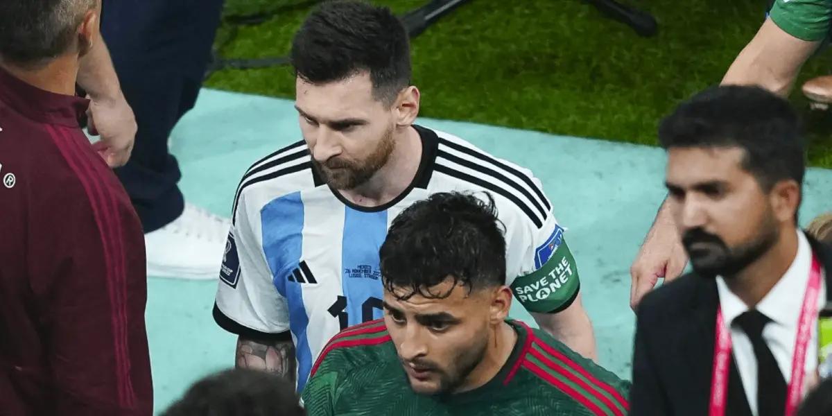 The Argentine national team showed its affection for a national athlete it considers the most important one