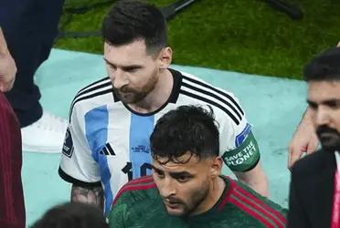 The Argentine national team showed its affection for a national athlete it considers the most important one