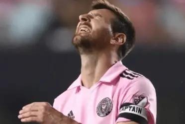 The Argentine played several minutes in the new defeat of Inter Miami, which was eliminated from the MLS.