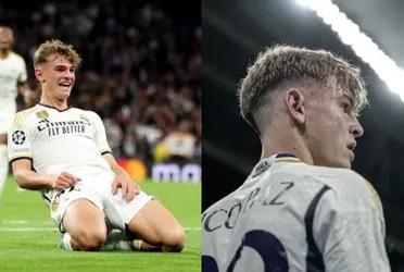 The Argentine player from Real Madrid scored a great goal for the team's victory