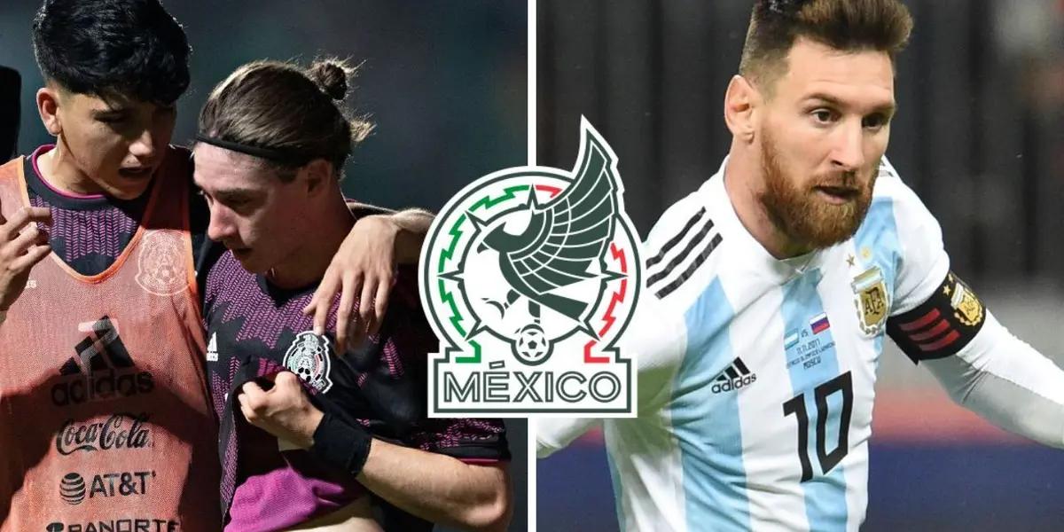The Argentine press watched the match between Mexico and Jamaica and takes a closer look at one of the players prior to the World Cup in Qatar.