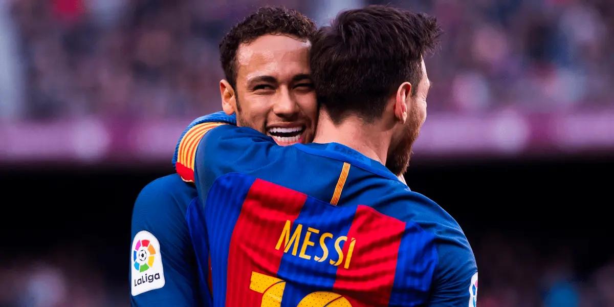 The Argentine recalled his time with the Brazilian in Barcelona.