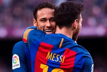 The Argentine recalled his time with the Brazilian in Barcelona.