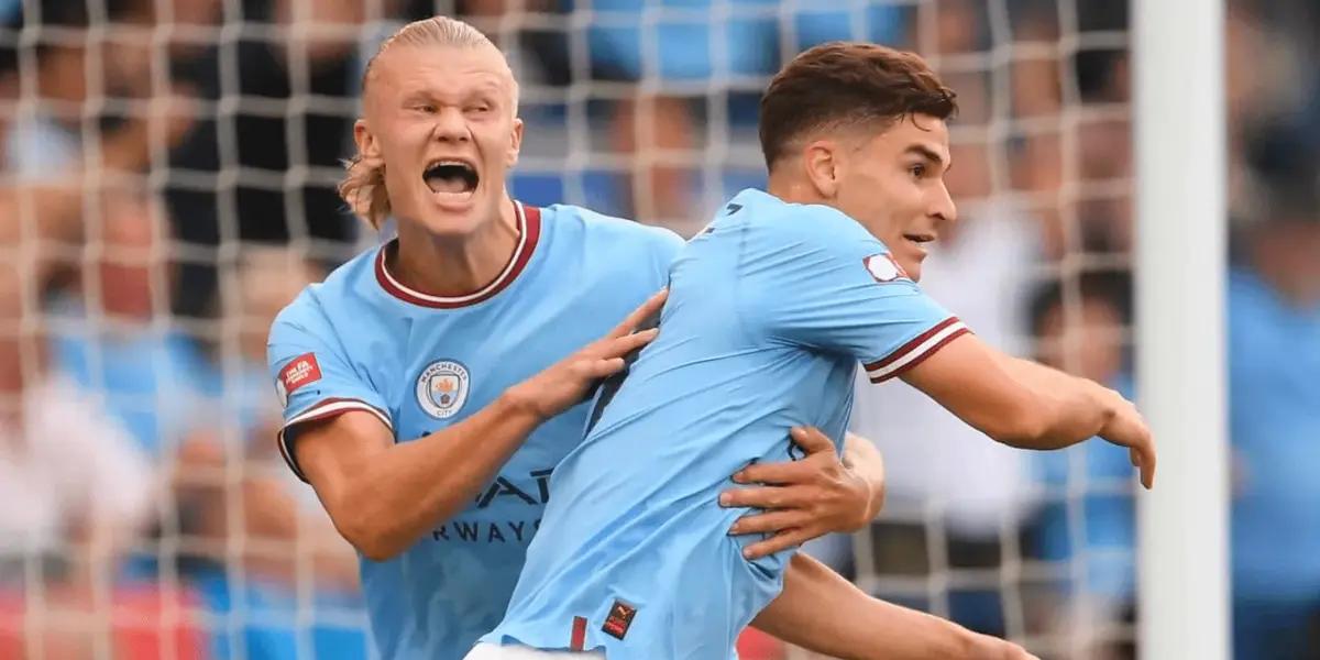 The Argentine sealed the win for Manchester City in the European competition.